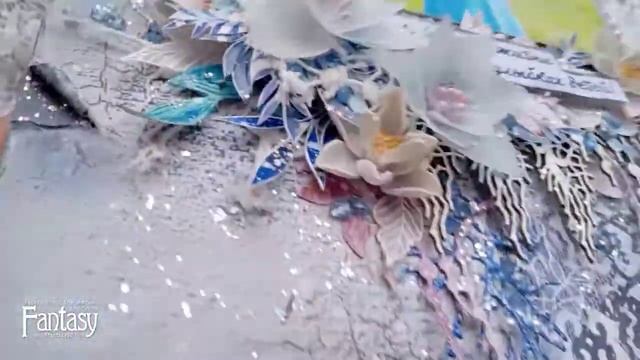 Видеообзор панно 30х30 см специально для Fantasy / Скрапбукинг смотреть онлайн