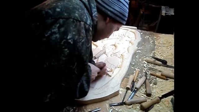 резьба по дереву журавли часть 2 смотреть онлайн