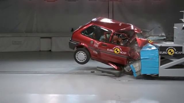 1997 Rover 100 Crash Test Euro NCAP (20th Anniversary test) смотреть онлайн