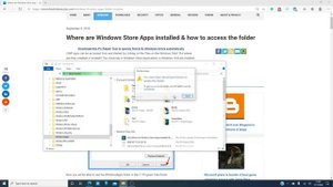 Where are Windows Store Apps installed & how to access the folder