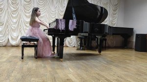 Маенкова Мирослава. Ю. Щуровский Элегия. С. Борткевич. Этюд оп. 65#2