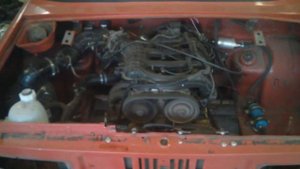Запорожец c двигателем 16V Обьём 1,6 литра.