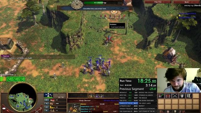 Age of Empires 3 Act One Speedrun [Max Difficulty; Any%; Single Segment; WR] смотреть онлайн