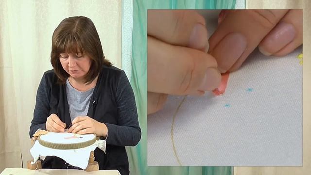 ?Ribbon Flowers Embroidery - Ribbon work gathered ribbon? Beginners embroidery tutorial
