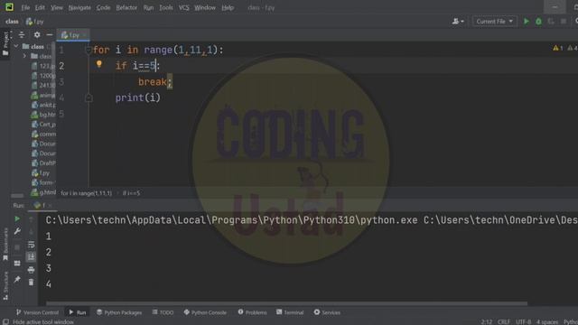 Python break statement | Break statement in python смотреть онлайн