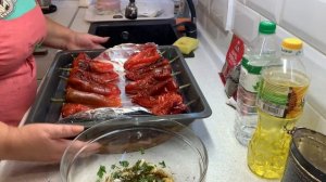 Запечённый перец | Заготовки на зиму.