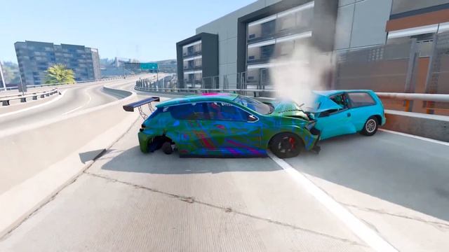 TRANSPORTING VOLKSWAGEN, DODGE, DACIA, CHEVROLET POLICE WITH MERCEDES TRUCKS - BeamNG.drive смотреть онлайн