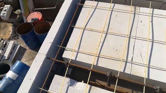 Моё супер эконом часто-ребристое монолитное перекрытие.
