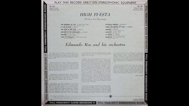 Edmundo Ros - La Rosita (Tango) смотреть онлайн