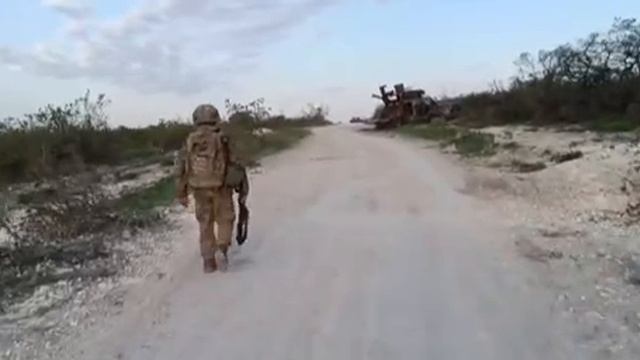 Допрыгались.
Уничтоженная возле н.п. Белогоровка Луганской Народной Республики колонна бронетехники