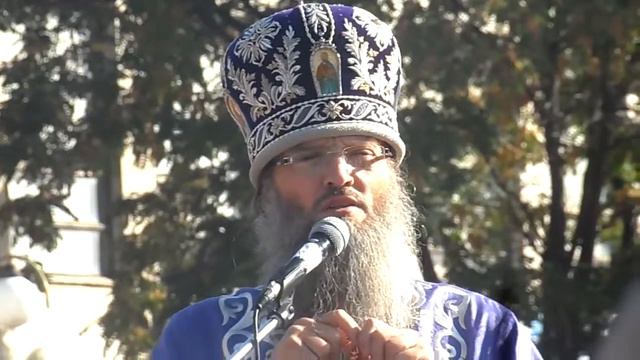 Молебен на центральной городской площади. смотреть онлайн