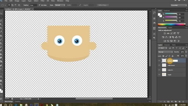 Tutorial membuat animasi avatar flat dan realism menggunakan photoshop смотреть онлайн