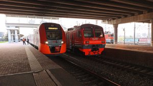 Утренняя поездка на электропоезде ЭС1П 019 "Ласточка" Челябинск - Троицк.