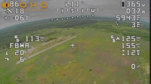 FPV-дрон "Подхват-82". Демонстрационный заход на цель.