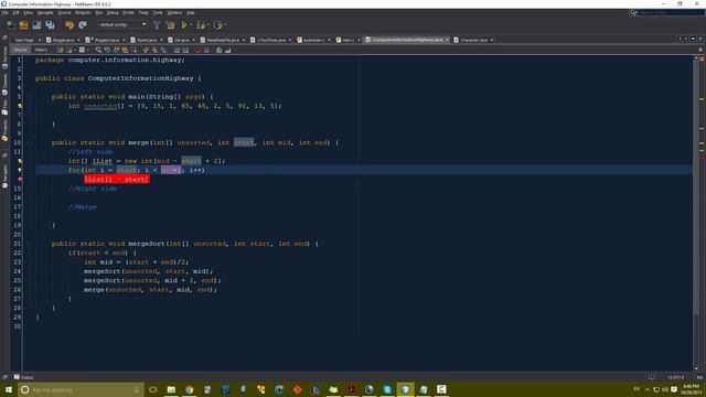 Java Programming Tutorial 35: Merge Sort Implementation смотреть онлайн