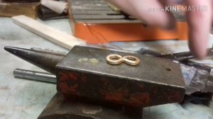 Кольцо "Бесконечность" процесс изготовления с нуля.