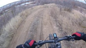 10.11.2020 Жирновск. Спуск по грунту к малому мосту.