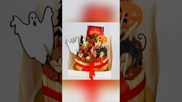 Подарок на Хеллоуин #шарынахеллоуин #halloween #букетизколбасы #тортизколбасы #шарымосква