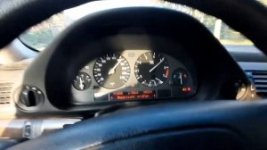 Разгон BMW e38 4.4 (0-220 км/ч)
