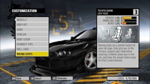 TOYOTA SUPRA CUSTOMIZATION : Need for Speed Prostreet !