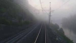Утреняя свежесть. Туман. Расвет. Глазами машиниста.