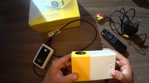 САМЫЙ ДЕШЕВЫЙ ПРОЕКТОР С ALIEXPRESS. РАБОТАЕТ БЕЗ РОЗЕТКИ