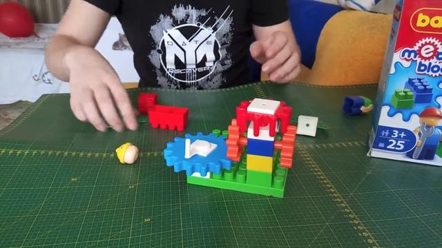 Конструктор Bauer по типу LEGO. Веселый строитель. смотреть онлайн