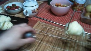 Нарезка картошки спиралью