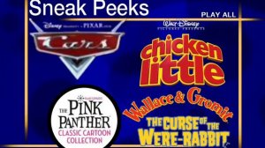Sneak Peeks Menu