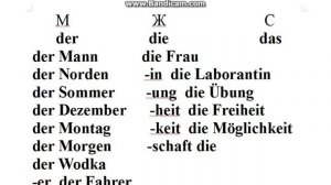 УРОК №4 Немецкий за 10 Минут. Артикль. Определение род существительного.