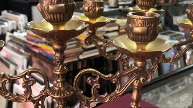 Подсвечники латунные. смотреть онлайн