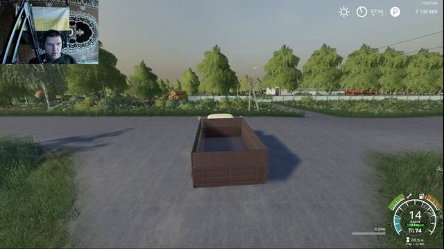 FS19 СЕЛО ТАРАСОВО СОБИРАЕМ Хлопок и ЯЧМЕНЬ FarmingSimulator19