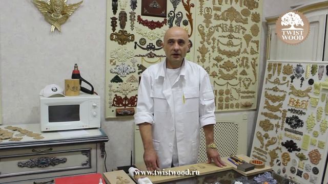 видио инструкция по монтажу деревянного резного декора