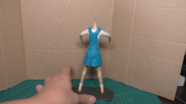 Евангелион(Neon Genesis Evangelion). Рей Аянами. Аниме. Фигурка из пластилина.