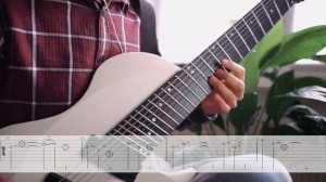 Tutorial #33 with Tabs - EASY CAFO presolo  Part 5 - Animals As Leaders - Tosin Abasi