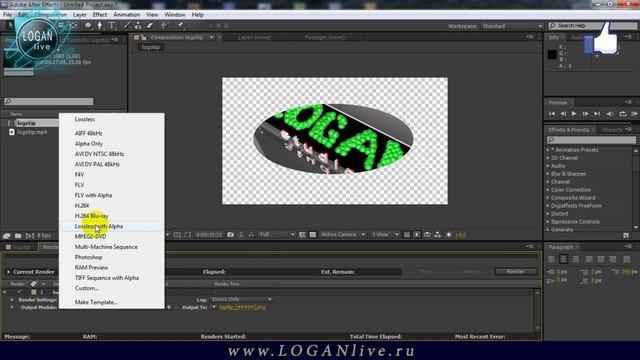 Как сохранить видео с прозрачным фоном (Альфа каналом) смотреть онлайн