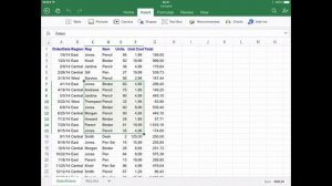 How to Make a Chart in Excel for iPad