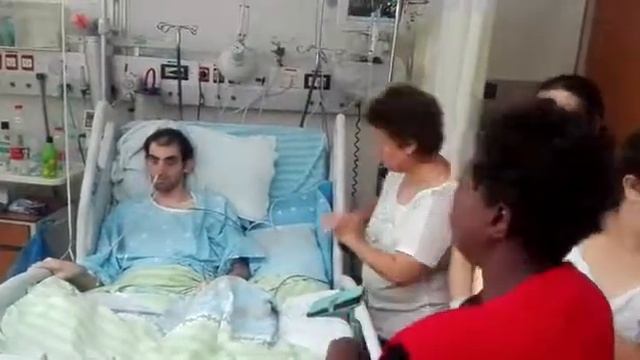 Пожелания выздоровления. Жюльян в больница Кармель. Дети из "Ган ха елед". Хайфа. 25.06.19.Ч.1