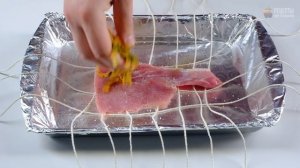 Слоеный свиной антрекот