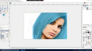 hair color change gimp tutorial