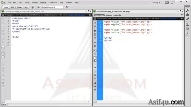 PHP and Mysql Essential Bangla   49  Working with include and require function in php