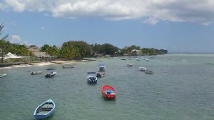 Tamarin Bay surf spot from above | Drone footage of Mauritius