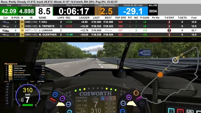 iRacing | LMDh Lemans P3 test race great fun | SOF3034 race 1 split 1 смотреть онлайн
