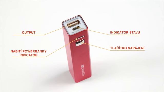 Kompaktní powerbanka 2600mAh od Canyonu