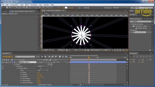 After Effects Шейпы в After Effects создаем классную заставку смотреть онлайн