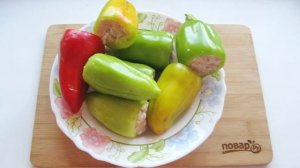 Фаршированные перцы без риса
