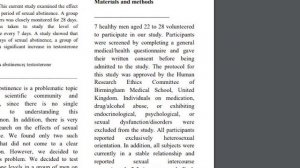 Насколько повышается ТЕСТОСТЕРОН на ВОЗДЕРЖАНИИ? | Научное исследование