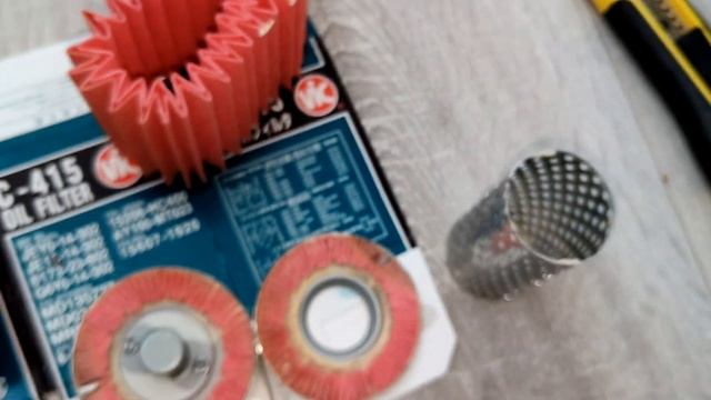 Распил масляного фильтра VIC C-415 смотреть онлайн