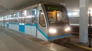 Станция «Мякинино». Поезд «Русич». 29 февраля 2020