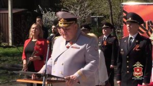 Торжественным митингом сотрудники МВД по Республике Хакасия встретили приближение Дня Великой Победы